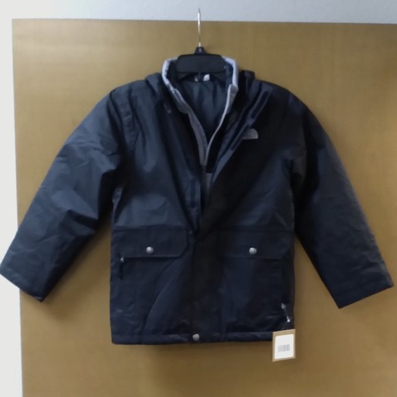 🆕The North Face Youth Sequoia Triclimate Jacket, Small-TNF Black